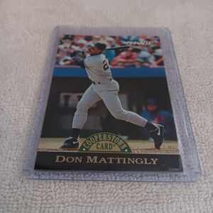 Pinnacle Don Mattingly Cooperstown Card